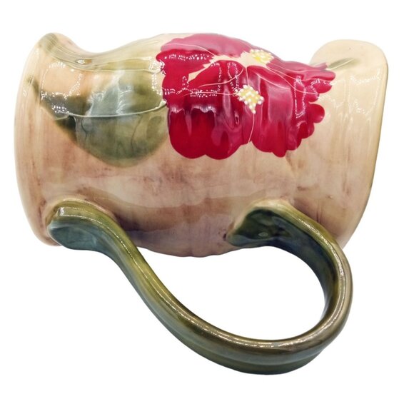 Fleur Rustique Pitcher Ambiance Collection 7" Discontinued Poppy Nanette Vacher - Picture 10 of 15